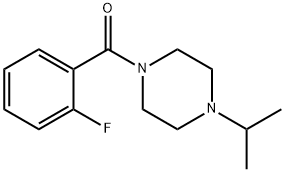 (2-fluorophenyl)[4-(propan-2-yl)piperazin-1-yl]methanone,425391-00-0,结构式