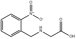 Glycine, N-[(2-nitrophenyl)methyl]- Structure