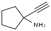 1-ethynylcyclopentanamine 结构式