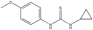 1-cyclopropyl-3-(4-methoxyphenyl)thiourea,428826-97-5,结构式