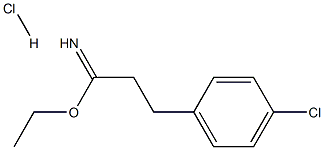 ethyl 2-(4-chlorophenyl)ethanecarboximidate hydrochloride Structure