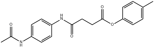 4-methylphenyl 4-{[4-(acetylamino)phenyl]amino}-4-oxobutanoate|