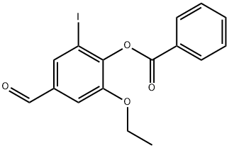 2-乙氧基-4-甲酰基-6-碘苯基苯甲酸盐 结构式