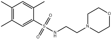 2,4,5-trimethyl-N-(2-morpholinoethyl)benzenesulfonamide Structure