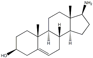 Androst-5-en-3-ol,17-amino-, (3b,17b)-,4350-66-7,结构式