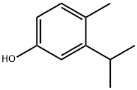 4-methyl-3-propan-2-yl-phenol Struktur