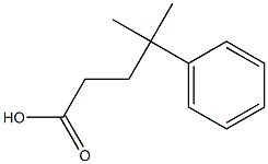 4-甲基-4-苯基戊酸,4408-55-3,结构式