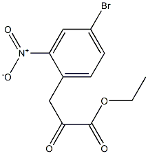 ethyl 4-bromo-2-nitrophenylpyruvate Structure