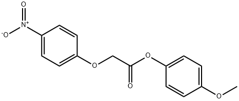 4-methoxyphenyl (4-nitrophenoxy)acetate,443307-78-6,结构式