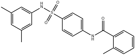 N-(4-{[(3,5-dimethylphenyl)amino]sulfonyl}phenyl)-2-methylbenzamide,444147-06-2,结构式