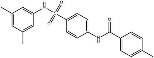 N-(4-{[(3,5-dimethylphenyl)amino]sulfonyl}phenyl)-4-methylbenzamide Structure