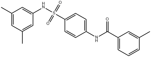 444148-20-3 N-(4-{[(3,5-dimethylphenyl)amino]sulfonyl}phenyl)-3-methylbenzamide