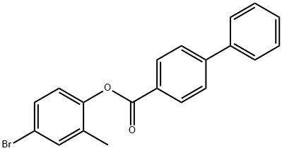 4-bromo-2-methylphenyl 4-biphenylcarboxylate Structure