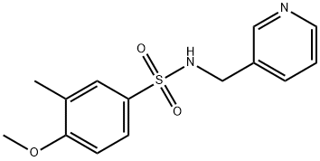 4-methoxy-3-methyl-N-(pyridin-3-ylmethyl)benzenesulfonamide|