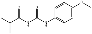 N-[(4-methoxyphenyl)carbamothioyl]-2-methylpropanamide|