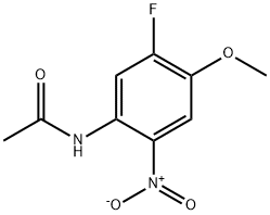 N-(5-fluoro-4-methoxy-2-nitrophenyl)acetamide Struktur