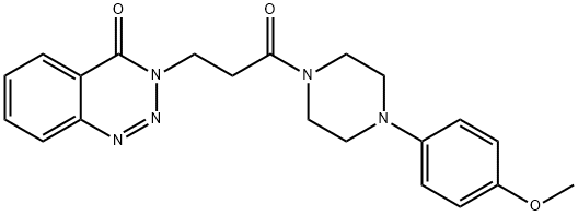 451469-42-4 3-(3-(4-(4-methoxyphenyl)piperazin-1-yl)-3-oxopropyl)benzo[d][1,2,3]triazin-4(3H)-one