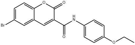 6-bromo-N-(4-ethoxyphenyl)-2-oxo-2H-chromene-3-carboxamide|