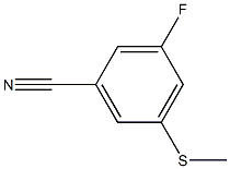 3-fluoro-5-methylsulfanylbenzonitrile Structure