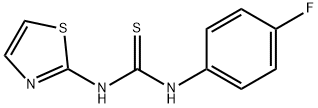 1-(4-氟苯基)-3-(噻唑-2-基)硫脲, 457-82-9, 结构式