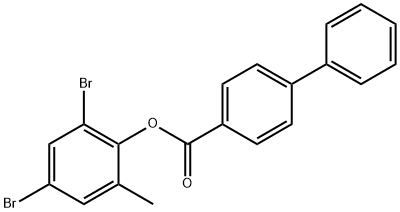 2,4-dibromo-6-methylphenyl 4-biphenylcarboxylate|