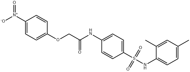 458535-61-0 N-(4-{[(2,4-dimethylphenyl)amino]sulfonyl}phenyl)-2-(4-nitrophenoxy)acetamide