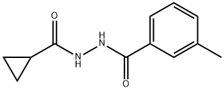 N'-(cyclopropylcarbonyl)-3-methylbenzohydrazide Structure