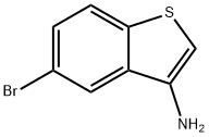 5-溴苯并[B]噻吩-3-胺 结构式