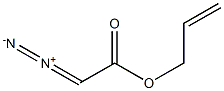 Acetic acid, diazo-, 2-propenyl ester 化学構造式