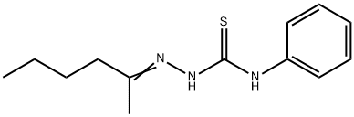 2-hexanone N-phenylthiosemicarbazone Struktur