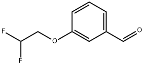 3-(2,2-二氟乙氧基)苯甲醛 结构式
