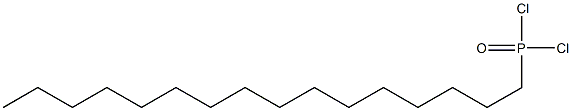 Phosphonic dichloride, hexadecyl- 结构式