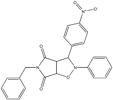 5-benzyl-3-(4-nitrophenyl)-2-phenyltetrahydro-4H-pyrrolo[3,4-d]isoxazole-4,6(5H)-dione|