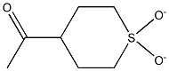 1-(1,1-dioxidotetrahydro-2H-thiopyran-4-yl)ethanone 化学構造式