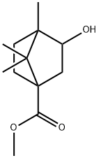 methyl (1S,3S,4S)-3-hydroxy-4,7,7-trimethylbicyclo[2.2.1]heptane-1-carboxylate 化学構造式