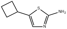 2-氨基-5-环丁基噻唑, 474461-20-6, 结构式