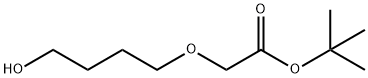 tert-butyl 2-(4-hydroxybutoxy)acetate Struktur