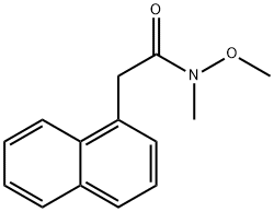 N-methoxy-N-methyl-2-(naphthalen-1-yl)acetamide 结构式