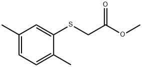 METHYL 2-((2,5-DIMETHYLPHENYL)THIO)ACETATE Struktur