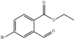 4-Bromo-2-formyl-benzoic acid ethyl ester Structure