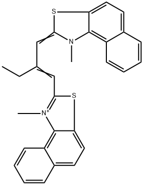 1-methyl-2-{(1Z)-2-[(Z)-(1-methylnaphtho[1,2-d][1,3]thiazol-2(1H)-ylidene)methyl]but-1-en-1-yl}naphtho[1,2-d][1,3]thiazol-1-ium|WAY-300009-A