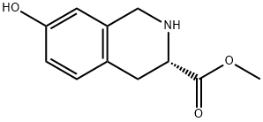 L-7-羟基-1,2,3,4-四氢异喹啉-3-甲酸甲酯, 477533-63-4, 结构式