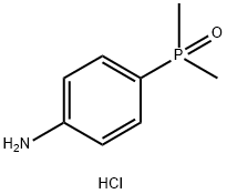 Benzenamine, 4-(dimethylphosphinyl)-, hydrochloride 化学構造式