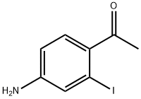 1-(4-Amino-2-iodo-phenyl)-ethanone Struktur