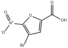 4-Bromo-5-nitro-furan-2-carboxylic acid Struktur
