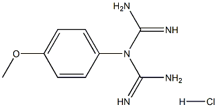 1-氨基甲酰氨基-N-(4-甲氧基苯基)甲亚胺酰胺盐酸盐,4838-56-6,结构式