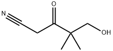 5-HYDROXY-4,4-DIMETHYL-3-OXOPENTANENITRILE 化学構造式