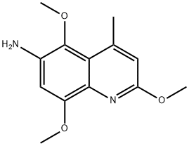 2,5,8-Trimethoxy-4-methyl-quinolin-6-ylamine Struktur