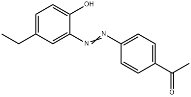 1-{4-[(5-ethyl-2-hydroxyphenyl)diazenyl]phenyl}ethanone,496778-72-4,结构式