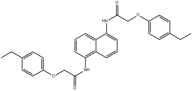 497087-39-5 N,N'-1,5-naphthalenediylbis[2-(4-ethylphenoxy)acetamide]